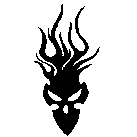 637 - Tribal Mask decal