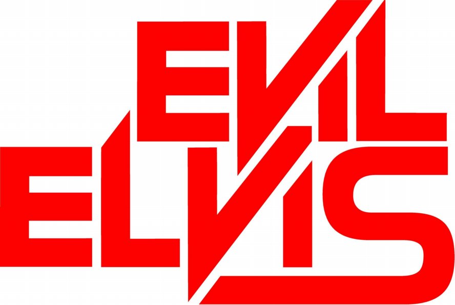 ELVIS DIECUT DECAL EVIL ELVIS