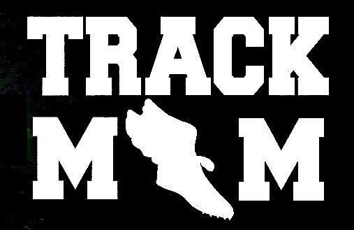 Track Mom Die Cut Decal