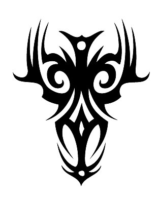 Tribal Design Diecut Decal 03