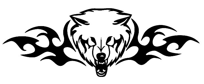 Tribal Design Diecut Decal 07