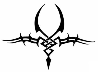 Tribal Design Vinyl Sticker 7