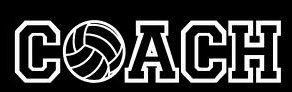Volleyball Coach Window Wall Sticker
