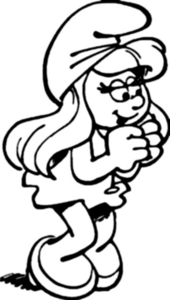 Smurfette decal 9