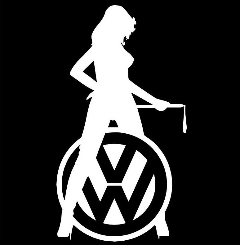 VW sexy volkswagen Decal