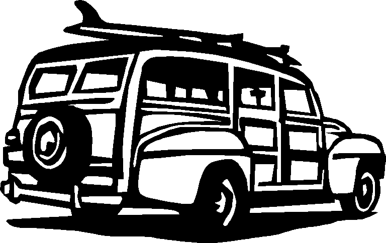 Woody Vinyl Car Hawaiian Decal