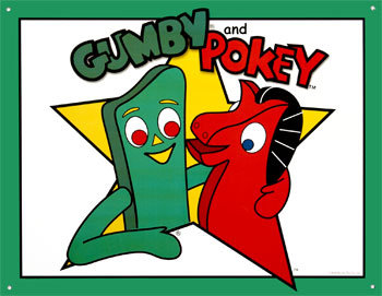 Gumby and Pokey Sticker 3