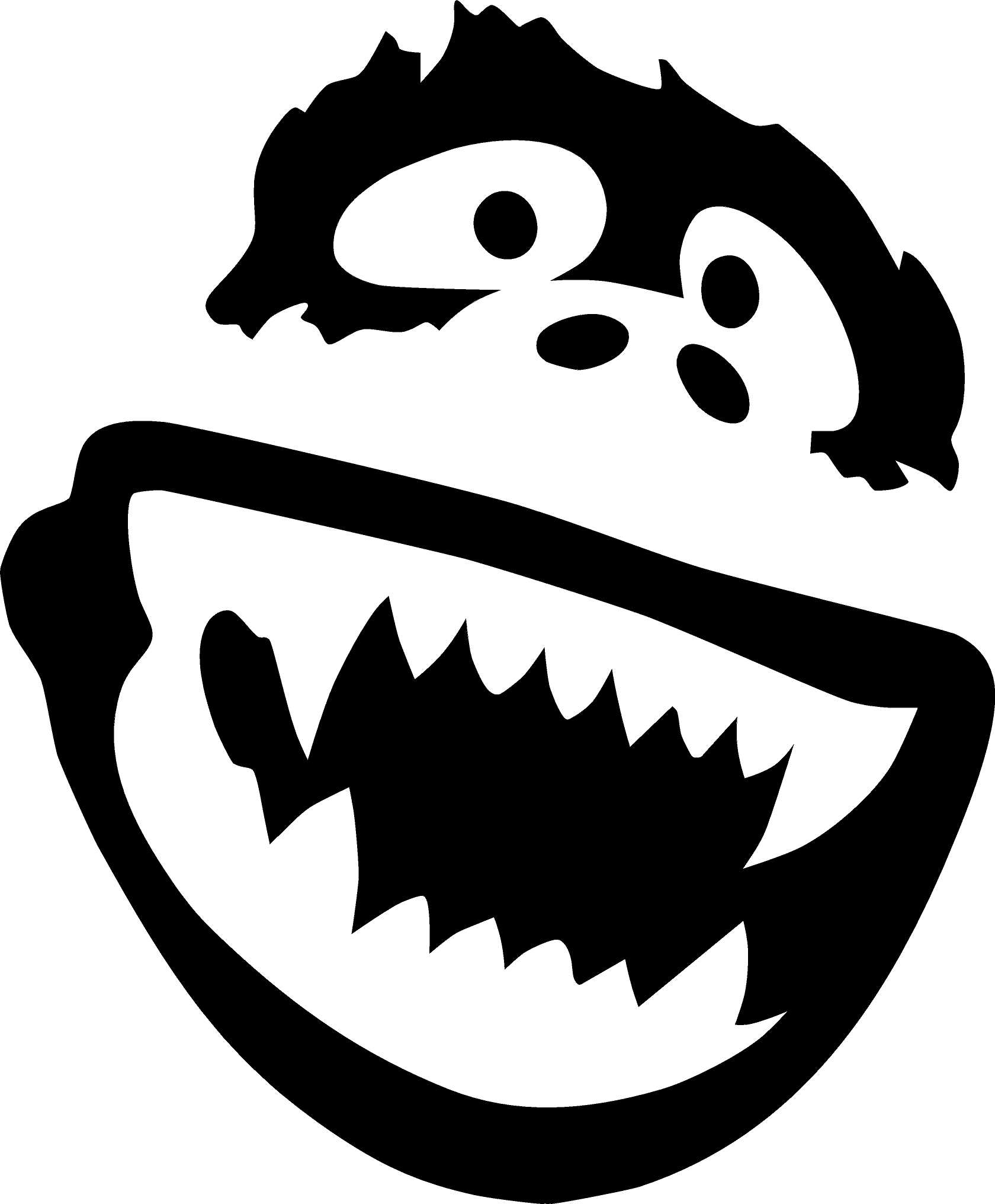 Abominable Snow Yeti Monster hunting Sticker