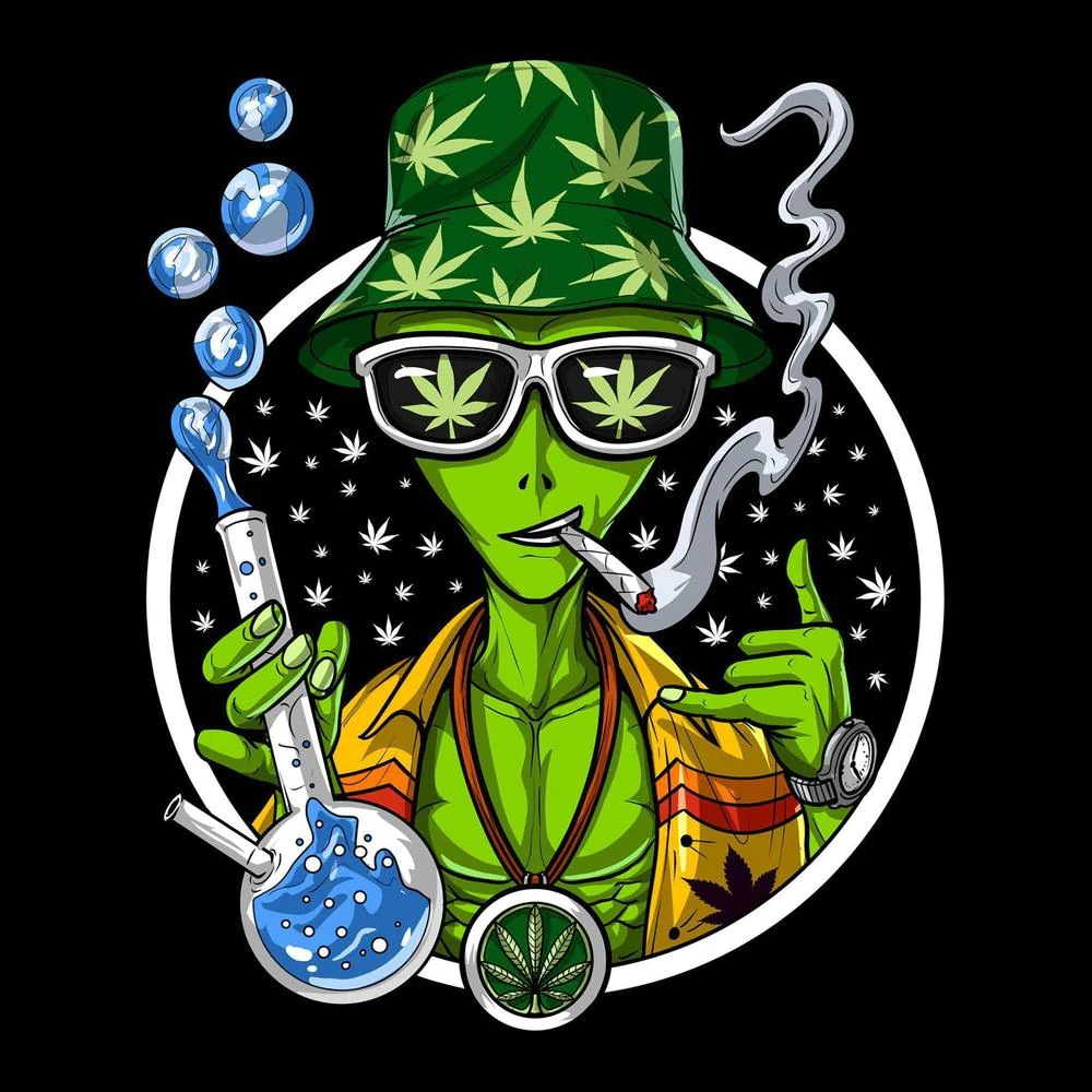 Alien-Smoking-Weed-sticker