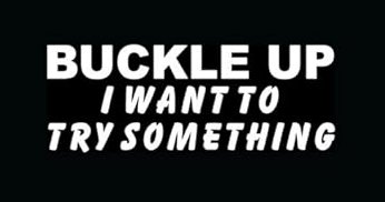 BUCKLE UP REBEL DECAL