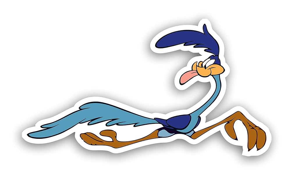 ROAD RUNNER TOUNG OUT STICKER 33