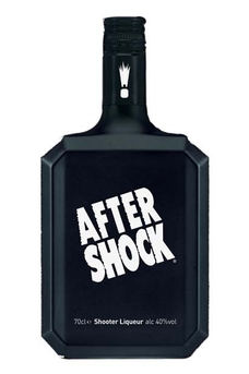after shock booze black bottle sticker