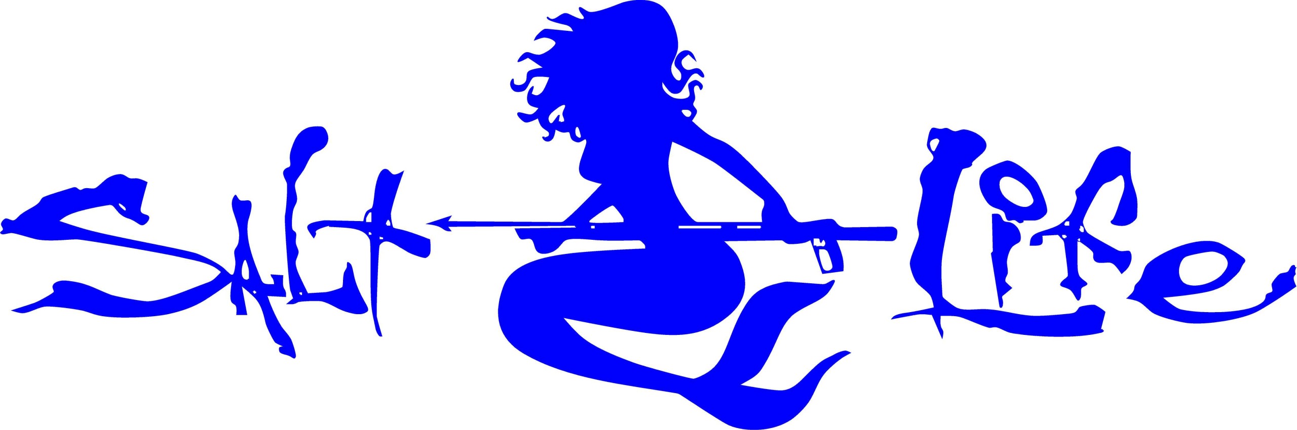 SALT LIFE mermaid-water-life Hawaiian CAR DECAL