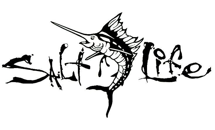 SALT LIFE swordfish-water-life Hawaiian CAR DECAL