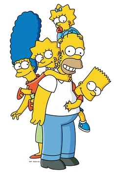 Simpson_Family 44 funny cartoon sticker