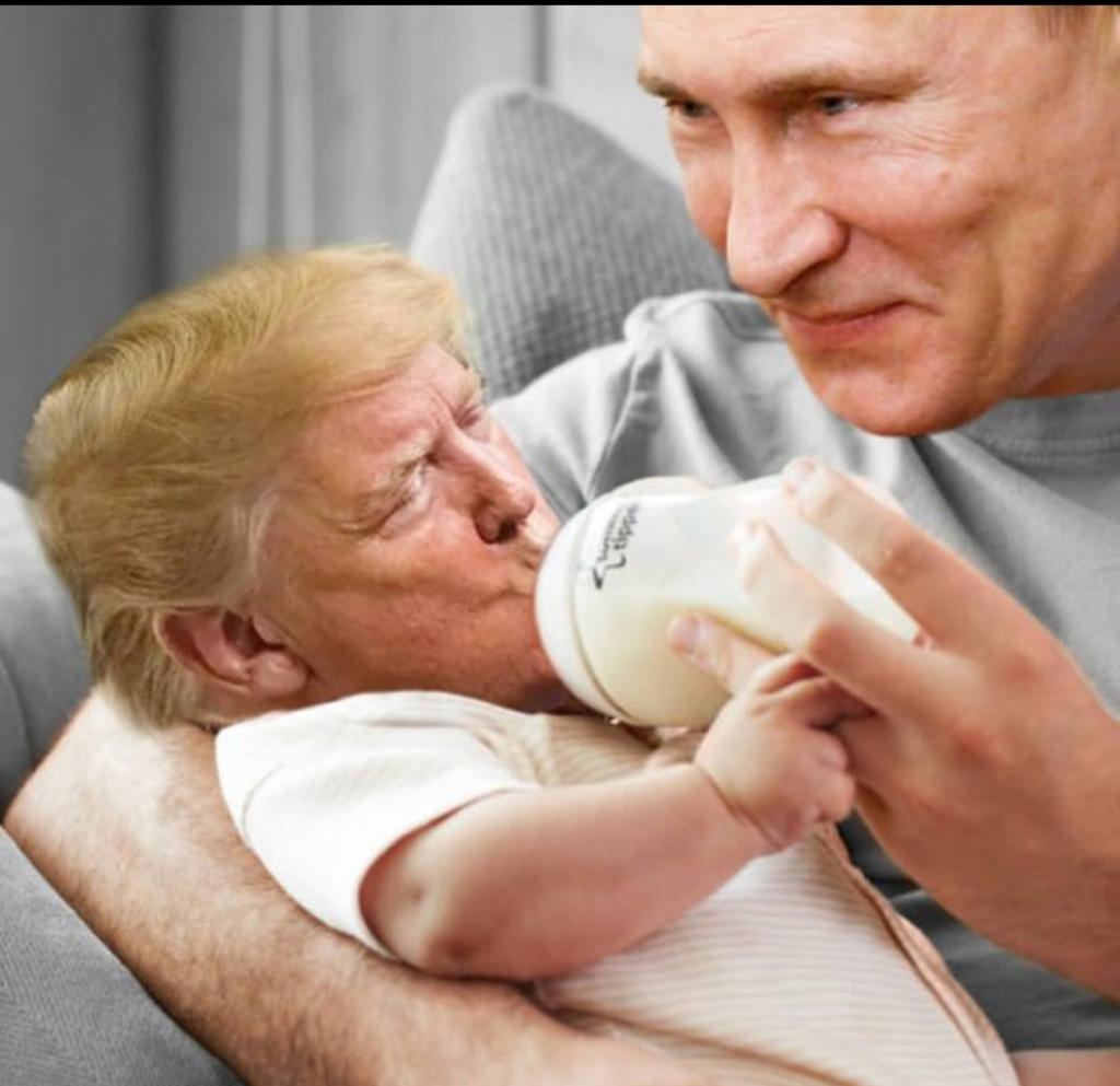 TRUMP MOTHER PUTIN STICKER