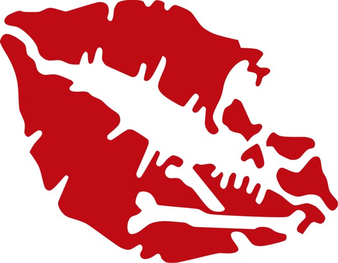 kiss of death die cut skull decal