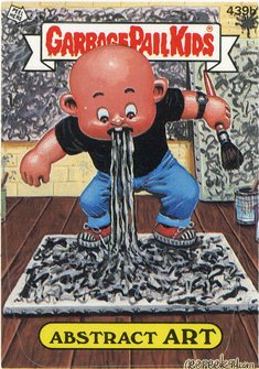 Abstract ART Funny Sticker Name Decal