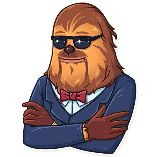 chewbacca wookiee star wars sticker 8