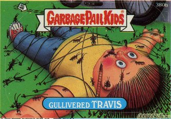 Gullivered TRAVIS Funny Sticker Name Decal