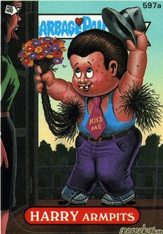 HARRY Armpits Funny Sticker Name Decal