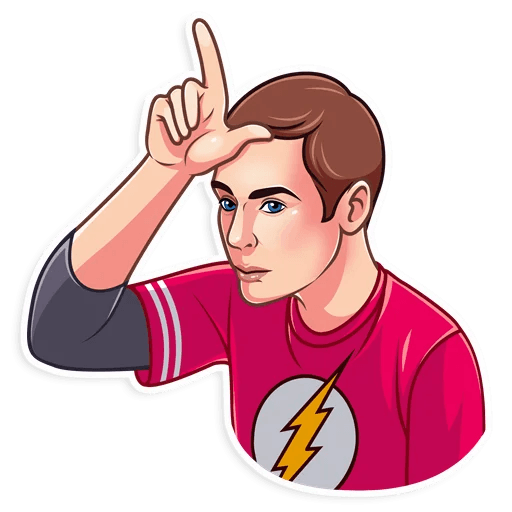 big bang sheldon cooper tv show sticker 20