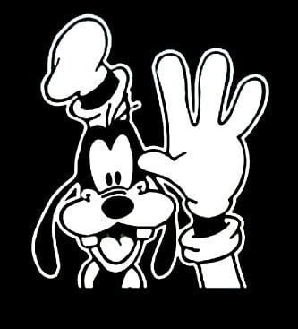 GOOFY WAVE Decal Sticker