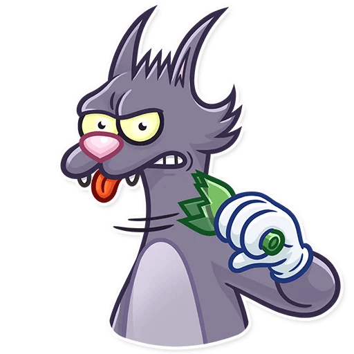 itchy and scratchy funny cartoon sticker 24