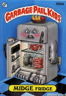 MIDGE Fridge Funny Decal Name Sticker