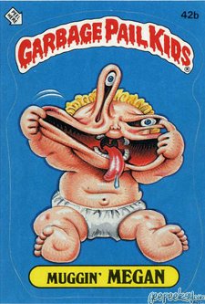 Muggin MEGAN Funny Decal Name Sticker