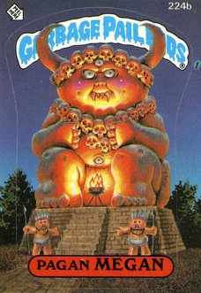 Pagan MEGAN Funny Decal Name Sticker