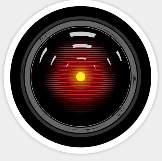 2001 Hal 9000 Sticker