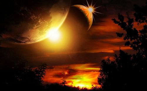 3D Space and Stars Wall graphics 36