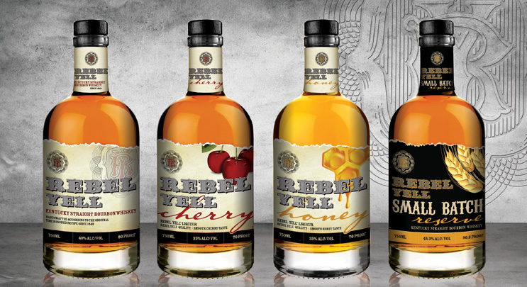 AMERICAN REBEL YELL BOURBON BOTTLES