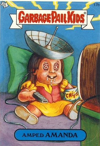 Amped AMANDA Funny Sticker Name Decal