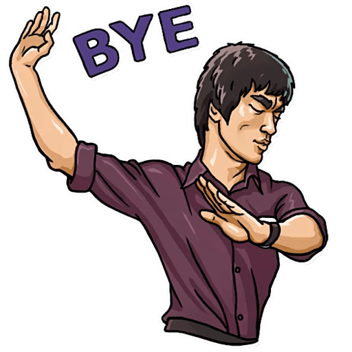 bruce dragon lee celebrity sticker_16