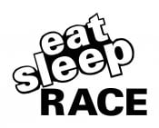 Eat Sleep Race Diecut Vinyl Decal