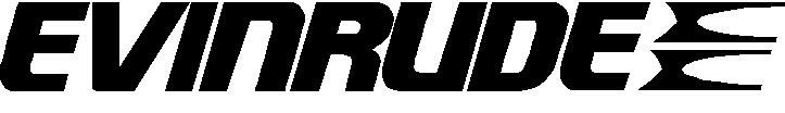 evinrude boat decal