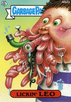 Lickin LEO Funny Decal Name Sticker