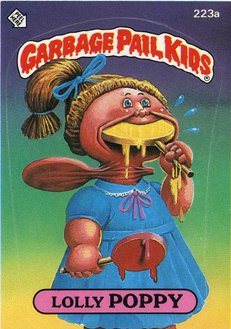 Lolly POPPY Funny Decal Name Sticker