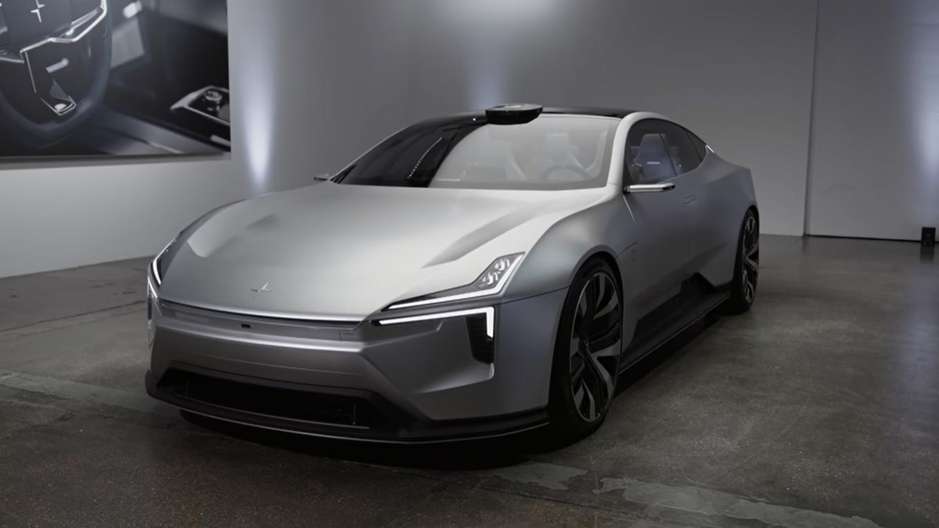 polestar precept electric sedan FRONT