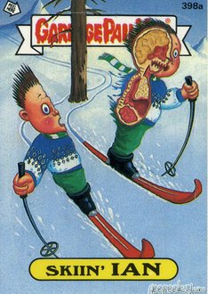 Skiin IAN Funny Decal Name Sticker