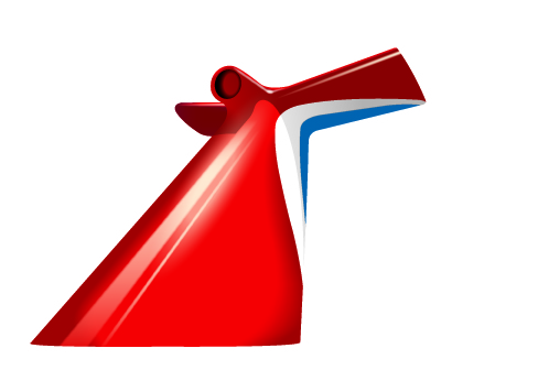 Carnival Funnel Logo Sticker