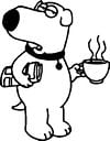 Family Guy Sticker Brian