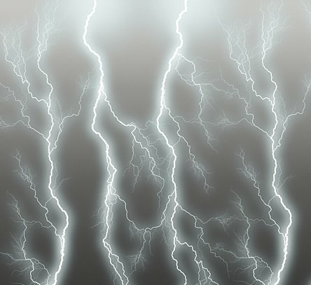 Lightning Silver Vinyl Sheet