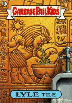 LYLE Tile Funny Decal Name Sticker