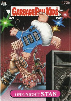 One Night STAN Funny Decal Name Sticker