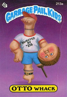 OTTO Whack Funny Decal Name Sticker