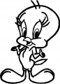 Tweety 08 Looney Decal