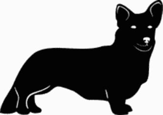 Welsh Corgi Dog Decal